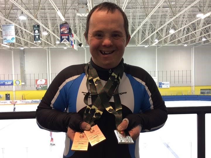 Manuel Laporte remporte 3 médailles aux Jeux d’hiver d’Olympiques spéciaux Canada