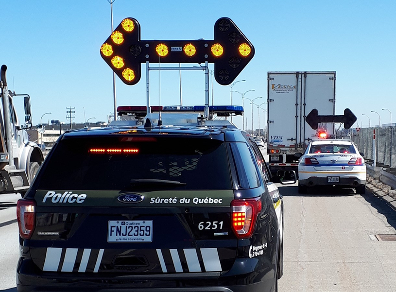 La SQ mène une opération d’envergure visant les conducteurs de véhicules lourds