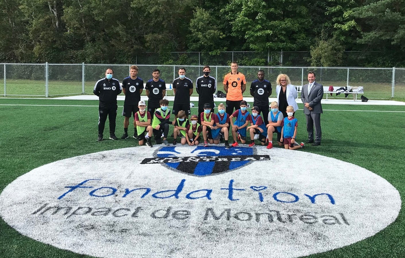 Le nouveau mini-terrain multisports du parc Paul-André Potvin inauguré officiellement