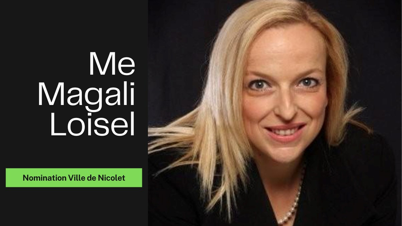Magali Loisel, nouvelle greffière de Nicolet