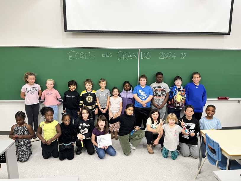 Trente élèves et leurs mentors de l’École des Grands sont récompensés 