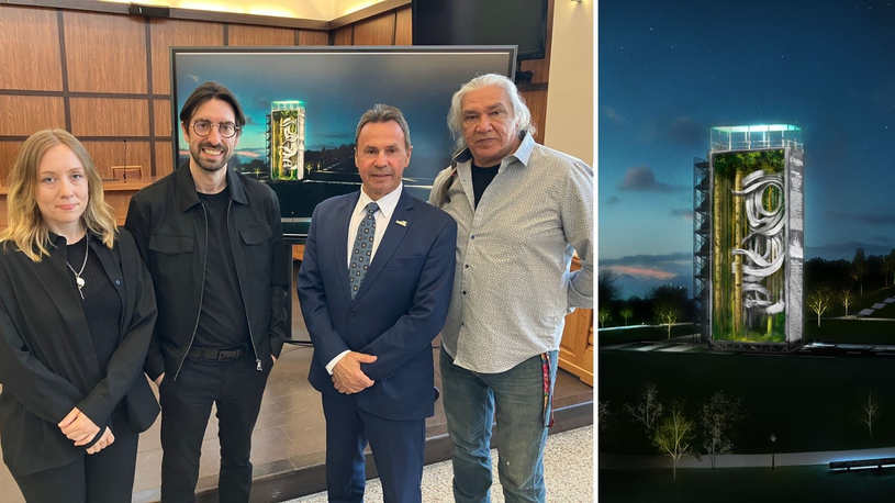 Un spectacle audiovisuel au parc des Papetiers à Shawinigan 