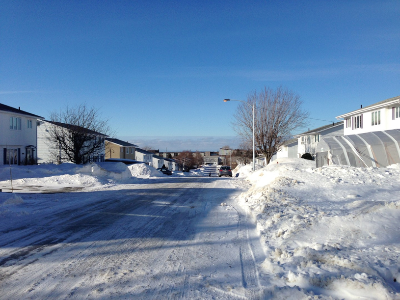Déglaçage des rues de Rimouski