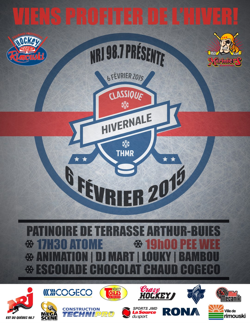 Place au 42e Tournoi Provincial de hockey mineur de Rimouski 