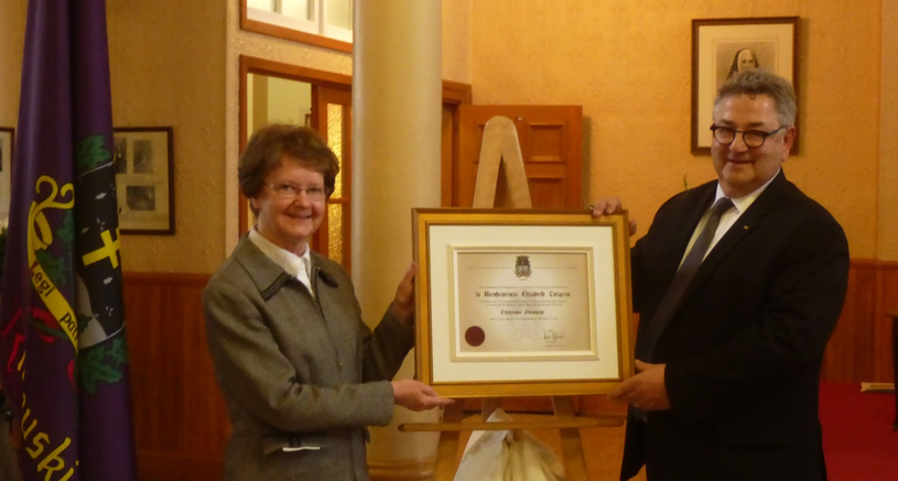 Élisabeth Turgeon: Citoyenne d'honneur de la Ville de Rimouski 