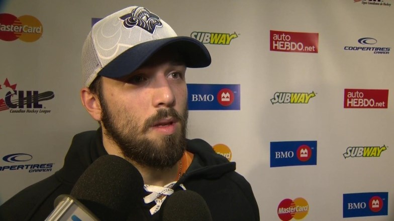 Louis-Philip Guindon nommé 1ère étoile de la semaine dans la LHJMQ