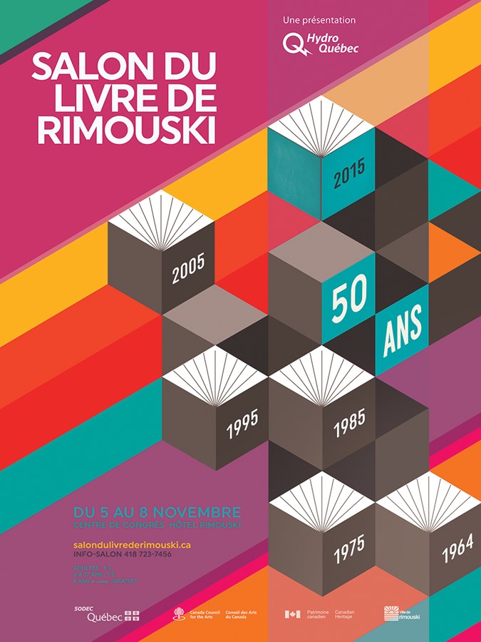 Le 50e Salon du livre de Rimouski s'amorce aujourd'hui 