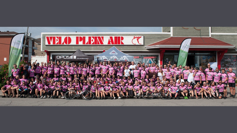 152 cyclistes franchissent 300 kilomètres pour soutenir l’Association du cancer de l’Est du Québec