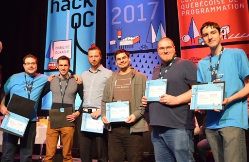 Rimouski rafle les 2e et 3e prix à la compétition de programmation informatique HackQc