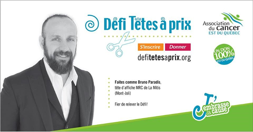 13e Défi Têtes à prix de l’Association du cancer de l’Est du Québec