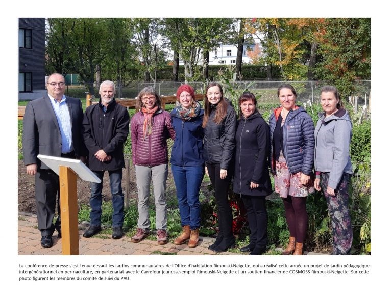 Un plan d'agriculture urbaine dévoilé par la MRC de Rimouski-Neigette