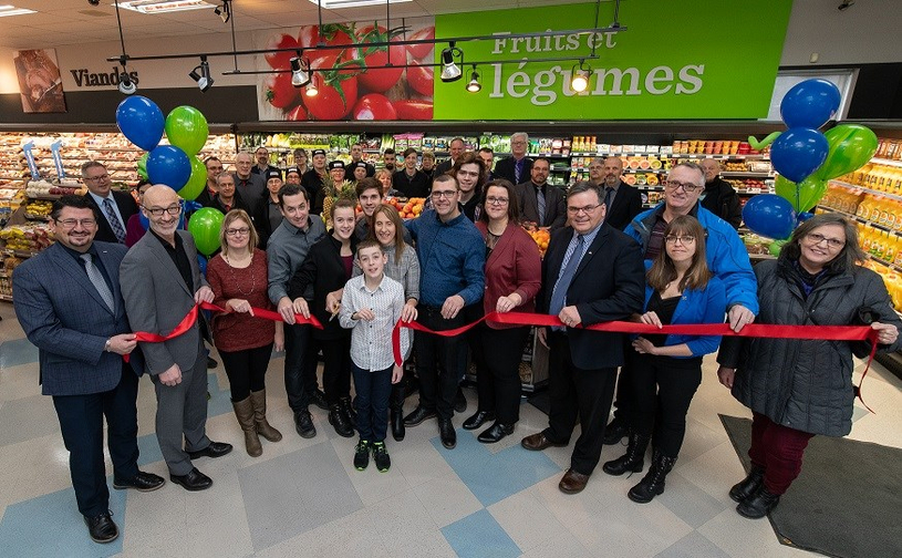 Fin des travaux et inauguration du Marché Richelieu Épicerie Brillant 