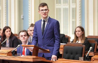 Des étudiant.e.s du Cégèp de Rivière-du-Loup siègent à l’Assemblée nationale