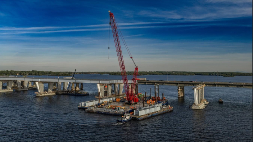 Le chantier du nouveau pont progresse