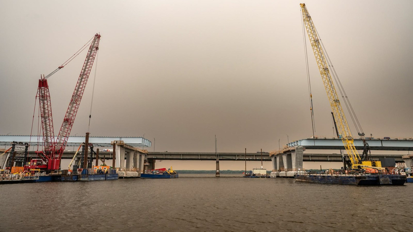 Déplacement du chenal de navigation sur le pont de l’Île-aux-Tourtes