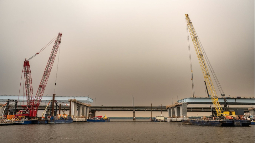 Déplacement du chenal de navigation sur le pont de l’Île-aux-Tourtes