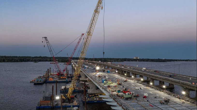 Pont de l'Île-aux-Tourtes: pas de retard prévu dans l'échéancier  