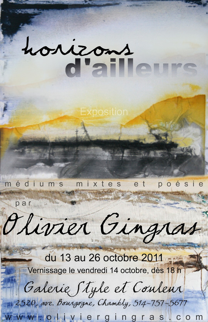 Exposition solo Horizons d’ailleurs