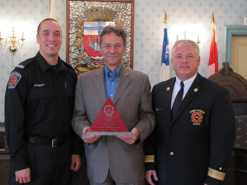 La Ville de Chambly remporte le prix Triangle Rouge de l’ATPIQ
