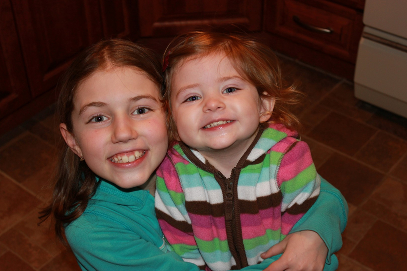 Lilly-Ann (2 ans) et Christine Conway (9 ans), Richelieu