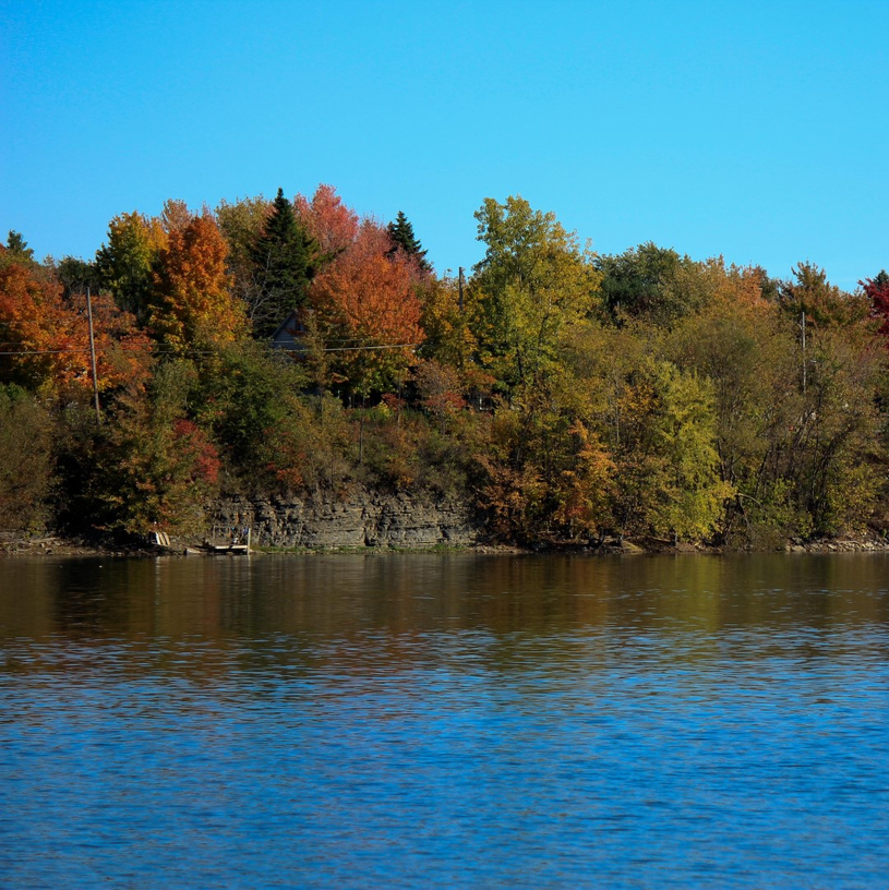 « L'automne vu de Chambly », par Lucie Rivard, Chambly