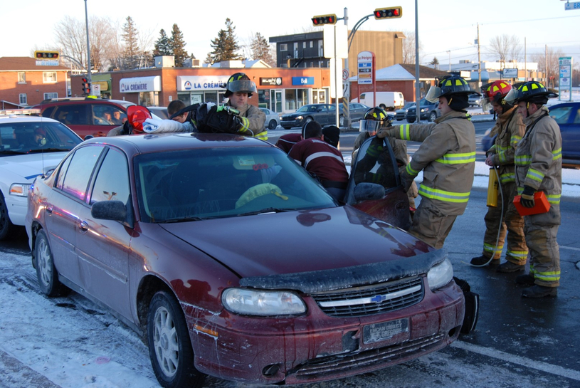 Collision à Chambly