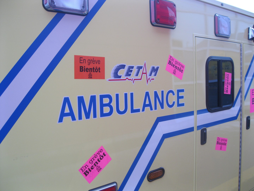 Fin de la grève pour les ambulanciers de la CETAM