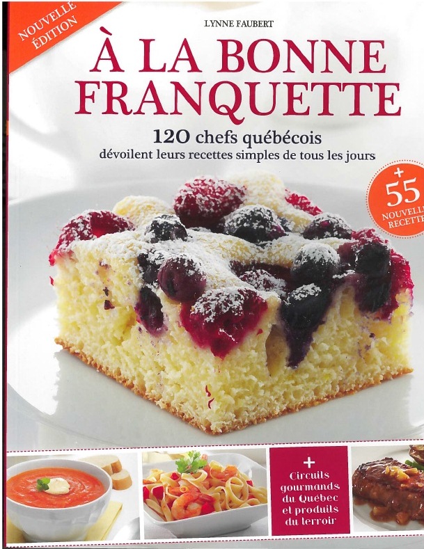 Un livre de recettes bien de chez nous