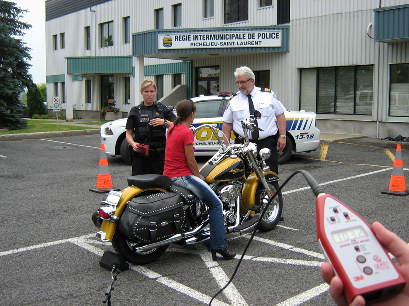 Des motocyclistes sensibilisés au bruit