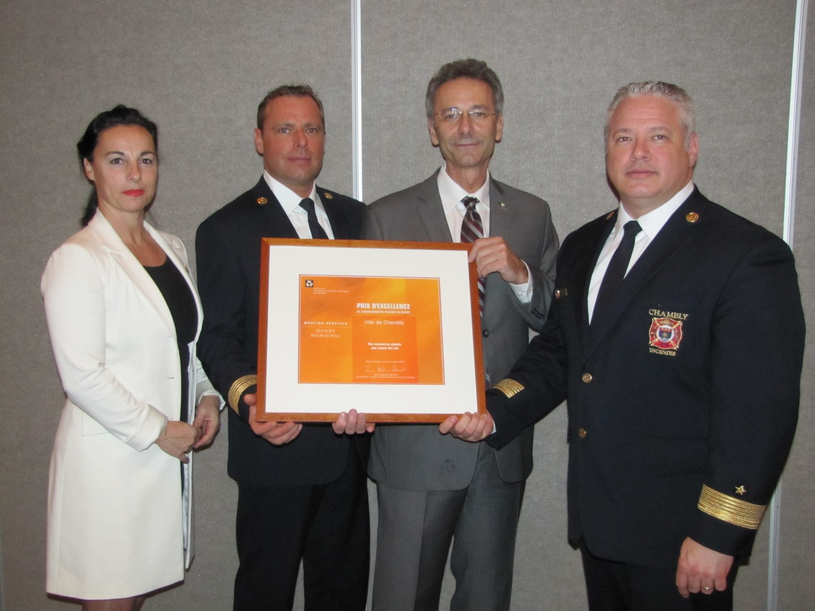 Une mention spéciale à Chambly pour sa motomarine high-tech