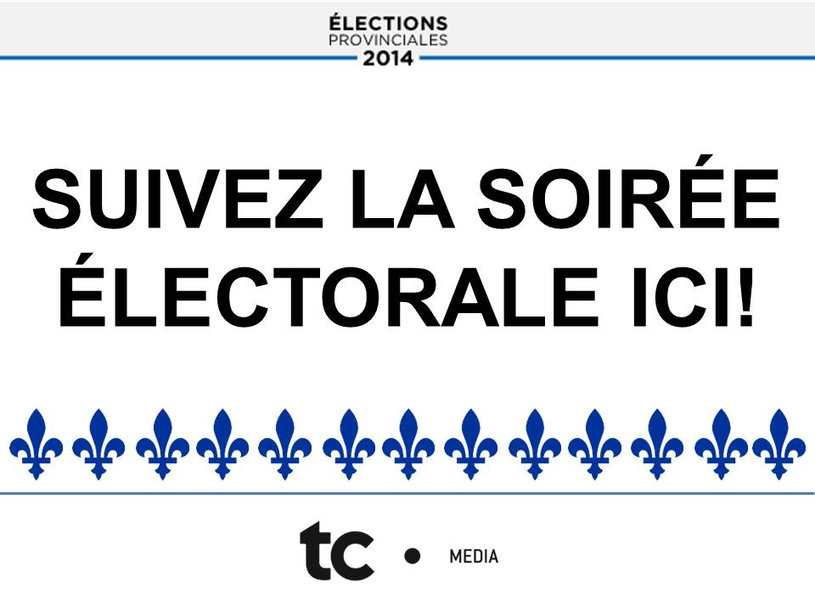 Suivez l'élection en direct!