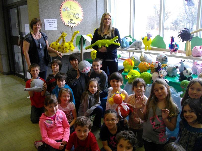 Le zoo débarque à l'école de Bourgogne
