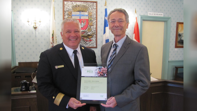 Chambly récompensée au Grands prix de la CSST de la région de Saint-Jean-sur-Richelieu