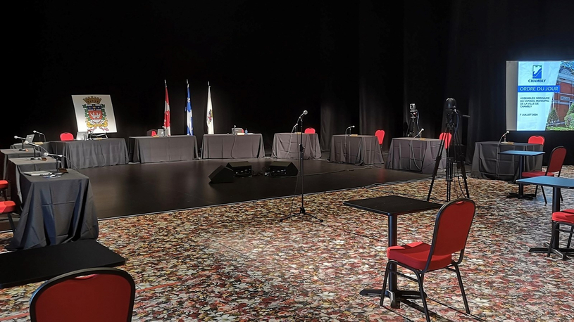Retour du public aux assemblées du conseil municipal de Chambly