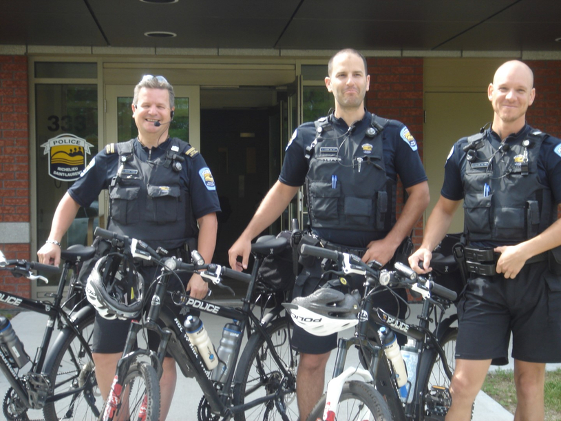 Les policiers à vélo : un complément efficace