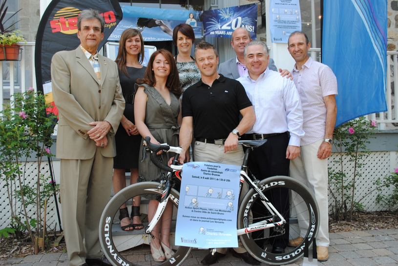 Pédaler pour la Fondation Centre de cancérologie Charles-Bruneau