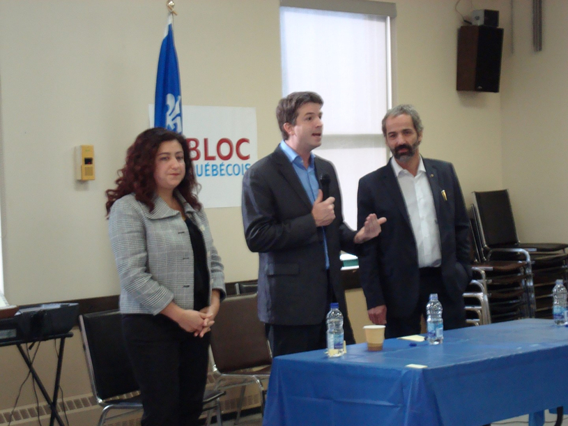 Bloc québécois dans Chambly-Borduas : les aspirants chefs causent reconstruction et avenir