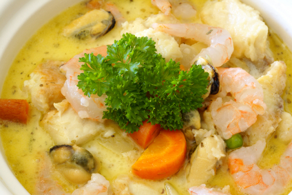 Soupe aux fruits de mer - Semaine du 8 avril 2012