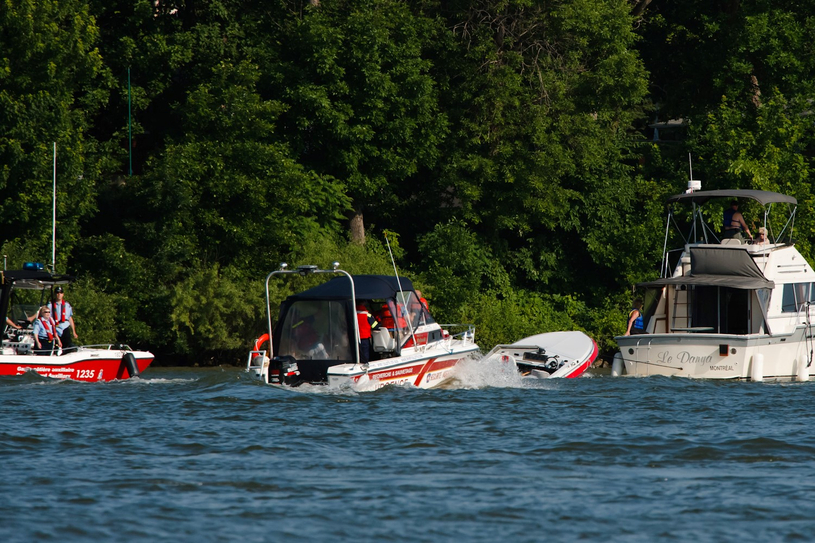 Un bateau coule dans le Richelieu
