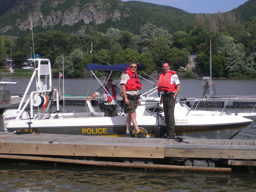 La patrouille nautique est à l'œuvre dans la vallée du Richelieu