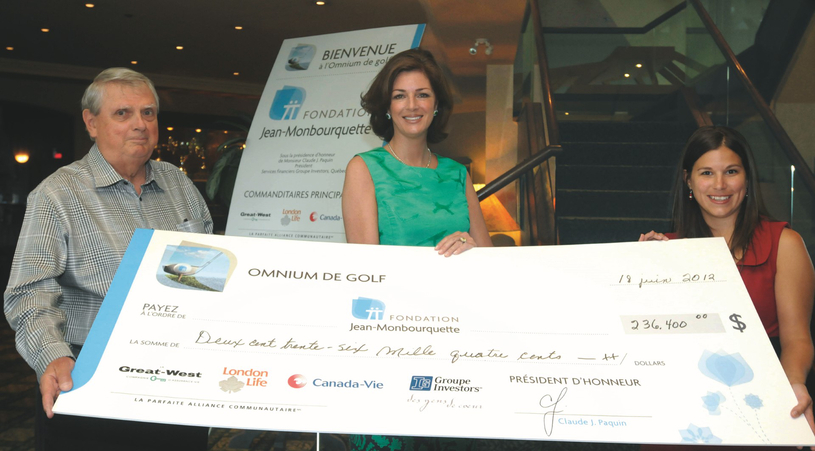 Omnium de golf de la Fondation Jean-Monbourquette : 236 400 $ amassés