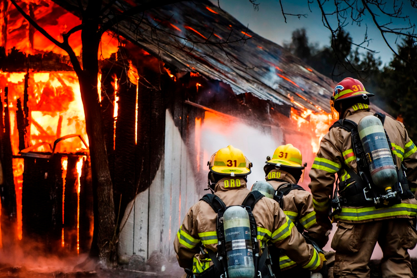 Une grange s'envole en fumée à Mont-Saint-Hilaire