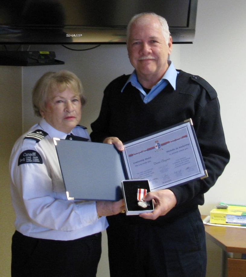 Denis Chagnon honoré par la Garde côtière