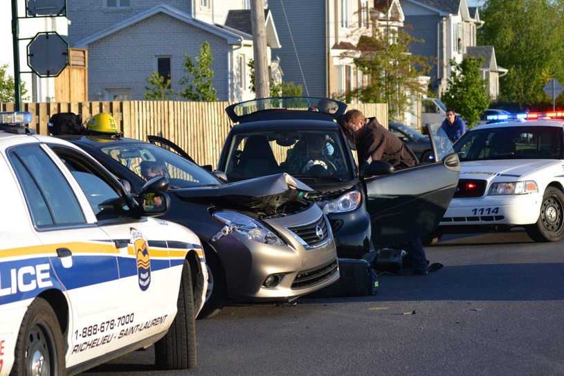 Accident avec blessés à Beloeil