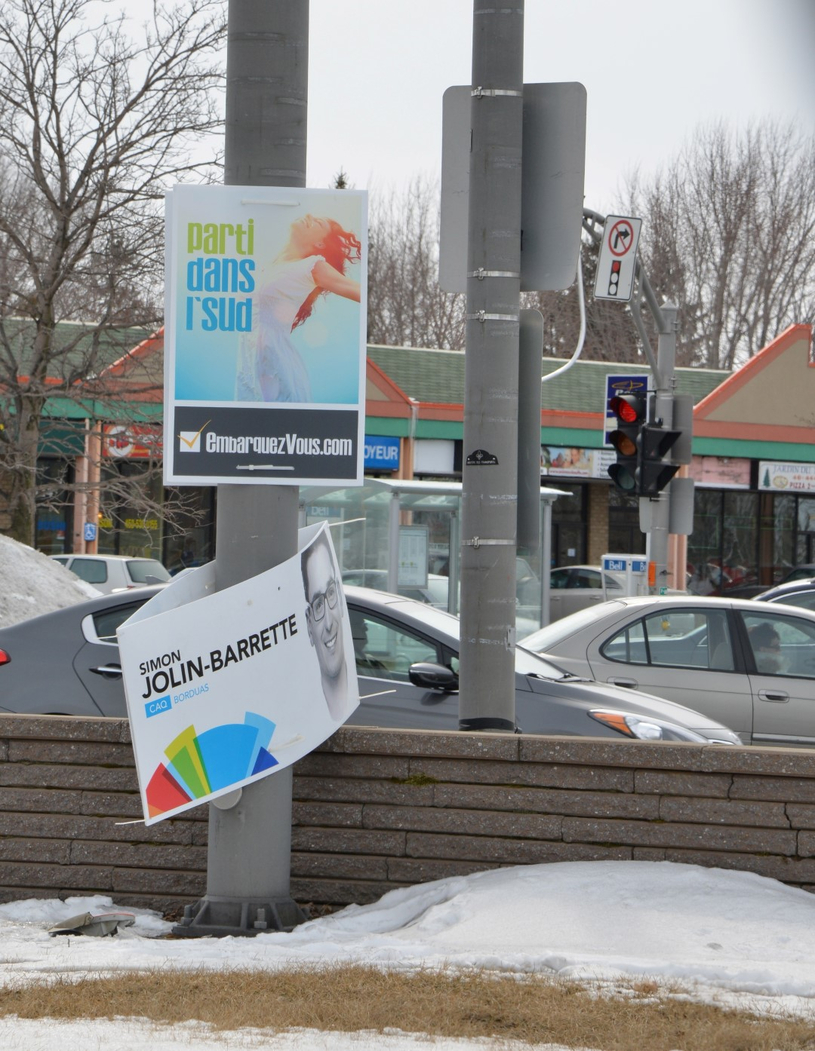 Des affiches sèment la confusion à Beloeil