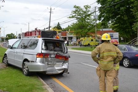 Accrochage sur le boulevard Laurier à Beloeil