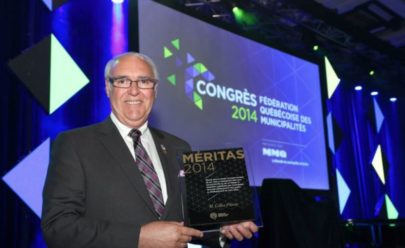 Le maire de McMasterville, Gilles Plante et Pierre Wilson honorés par la Fédération québécoise des municipalités