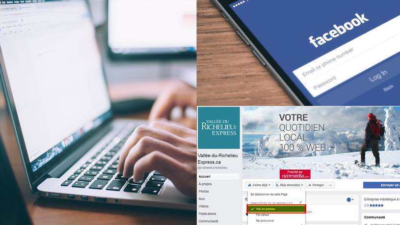 Mise à jour de Facebook : voici la solution pour ne rien manquer des nouvelles de Vallée-du-Richelieu Express