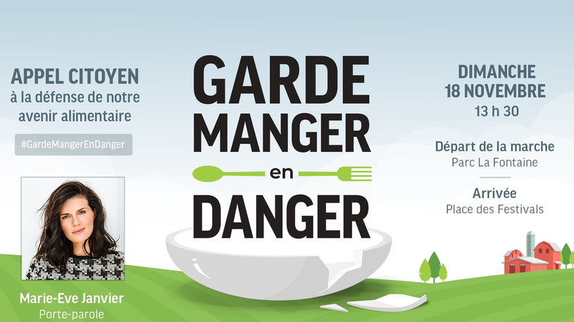 Mobilisation citoyenne « Garde-manger en danger » de l'UPA de la Montérégie 