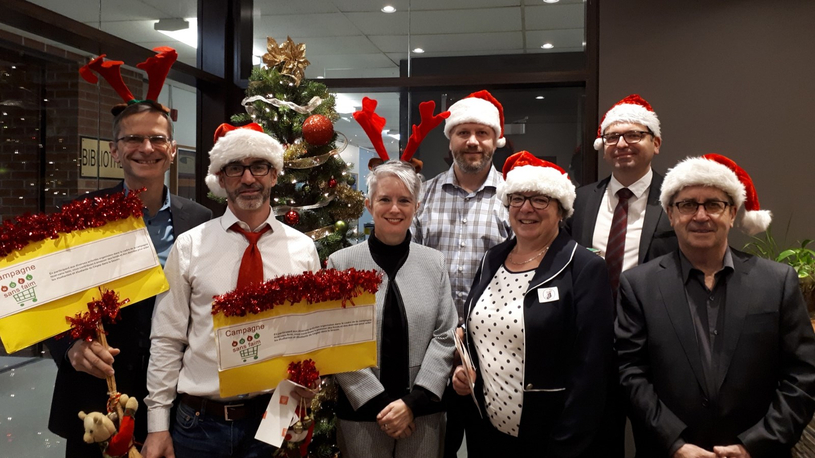 6 145 $ recueillis pour la Campagne Noël sans faim du Cégep Saint-Jean-sur-Richelieu
